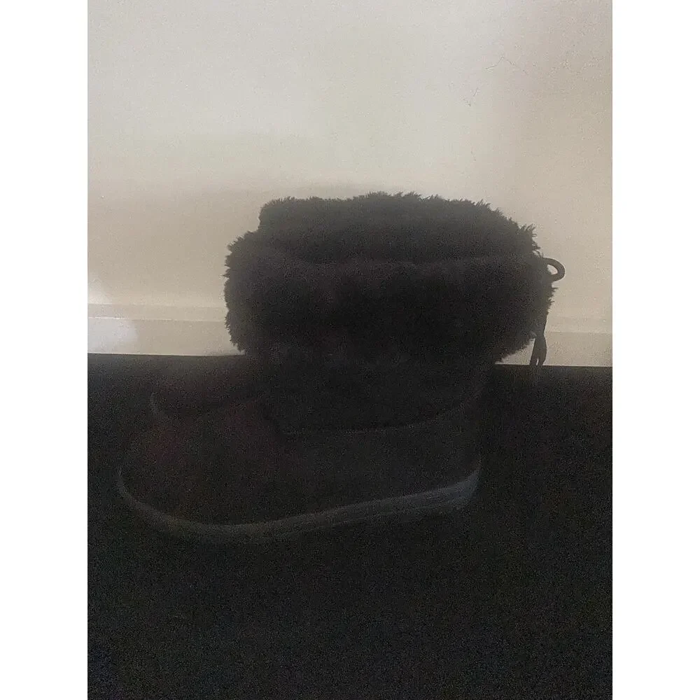 Seven 7 Dials Women's Mid-Calf Faux Fur Winter Boots Black Size 9 Snow boots